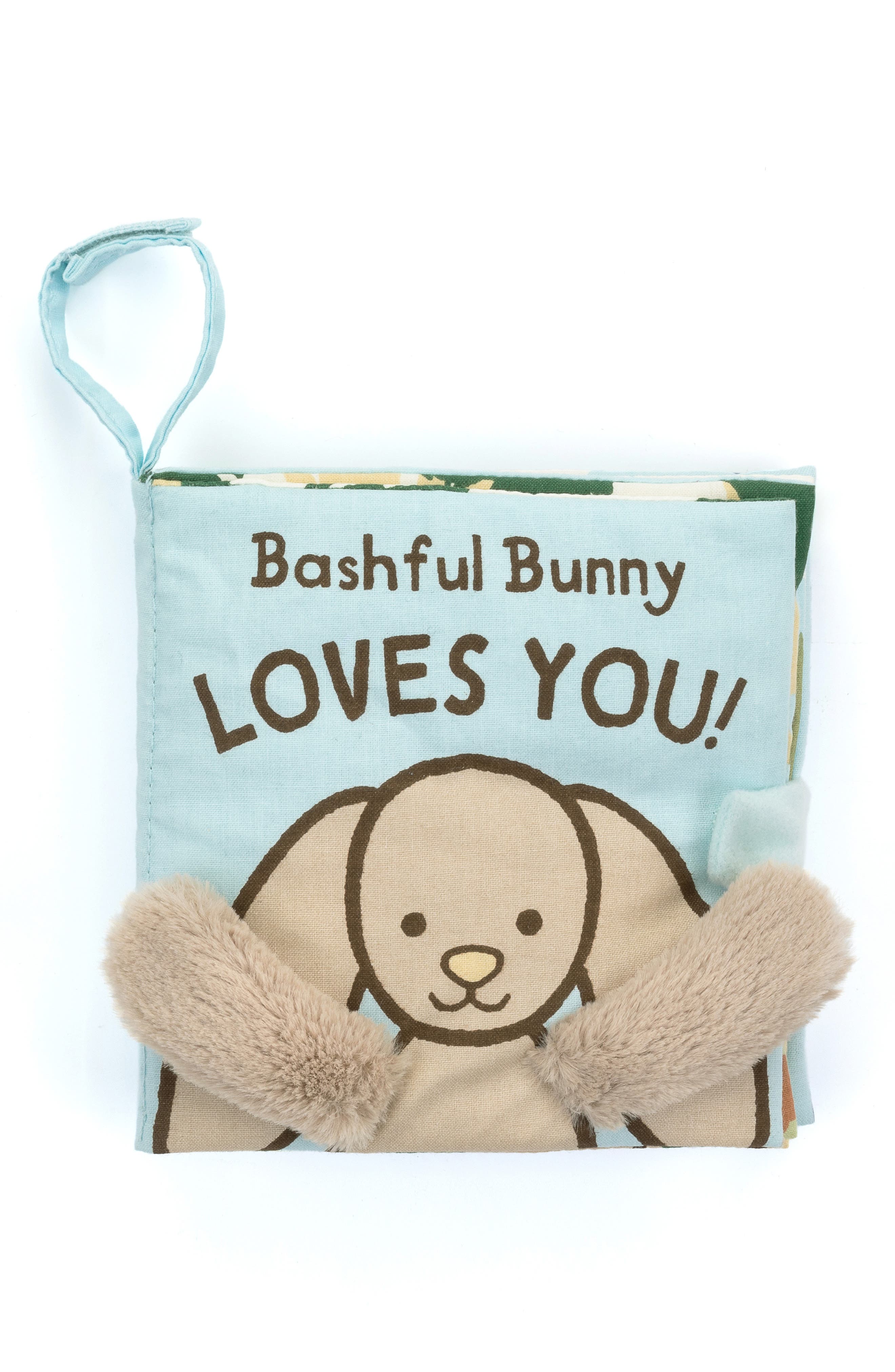 Jellycat 'Bashful Bunny Loves You' Cloth Book