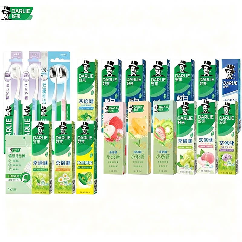 【拍6】好来黑人多效牙膏到手12支