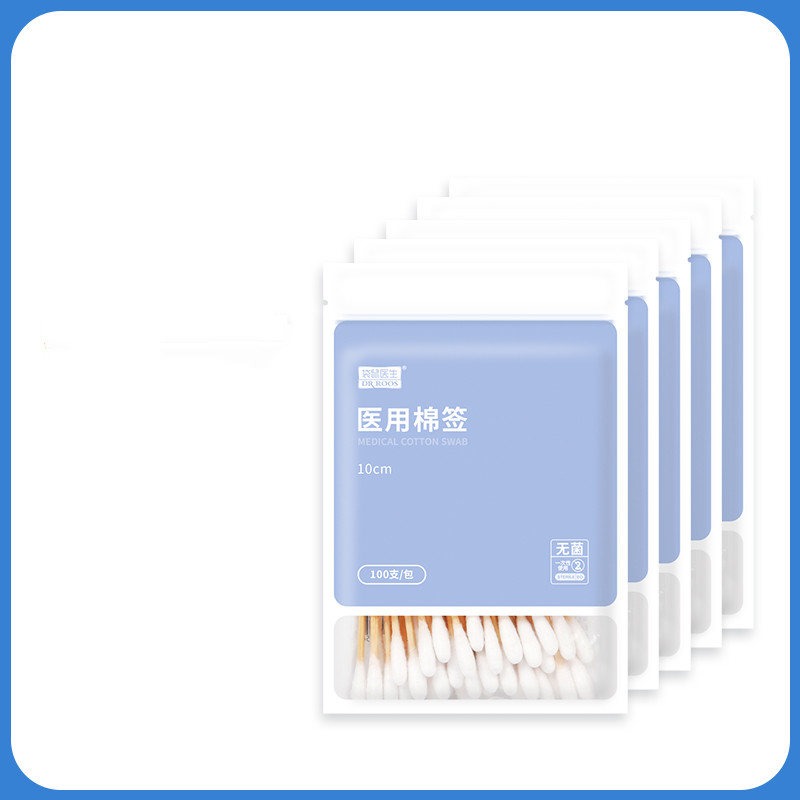袋鼠医生医用棉签医药无菌大棉棒