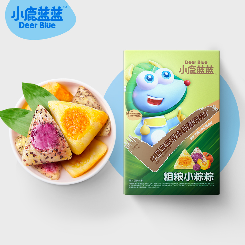 小鹿蓝蓝粗粮小粽粽100g3岁以上2只
