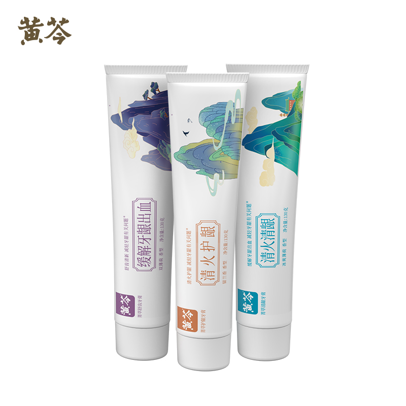 【黄芩】中药清火牙膏3支440g
