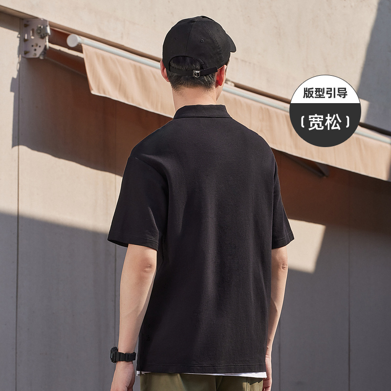 卡宾男装卡通小怪兽polo衫