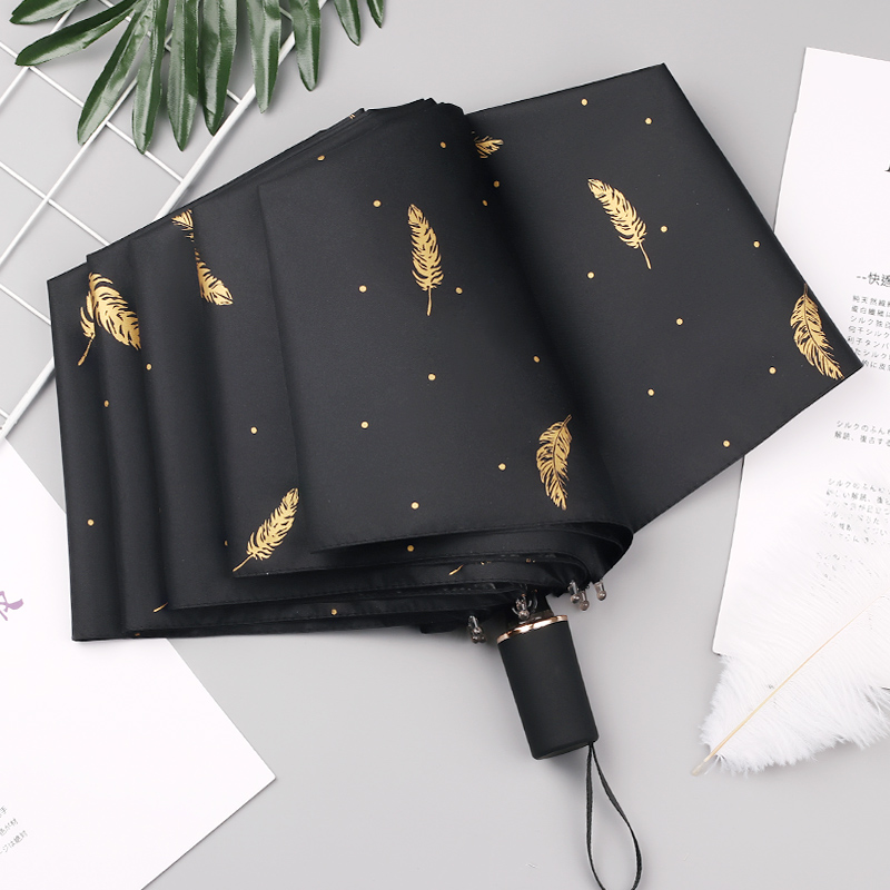 ins小清新学生折叠式晴雨两用伞