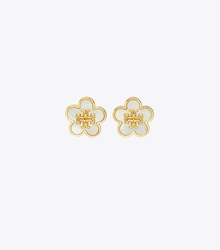 tory burch Kira Flower Stud