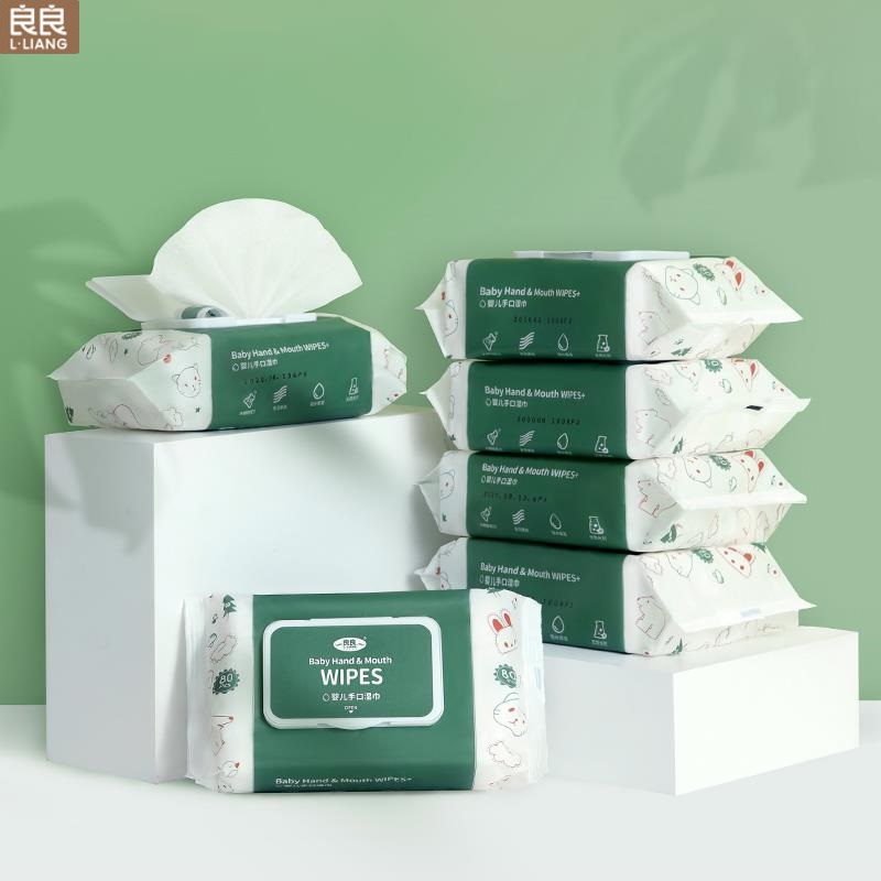 【良良】宝宝加厚湿纸巾80抽*5包