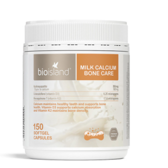 拍4件澳洲bioisland进口牛乳钙片150粒