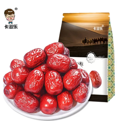 6.8元包邮！卡滋乐 新疆特级红枣500g