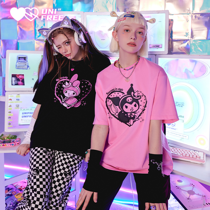 【拍3件】UNIFREE印花短袖t恤