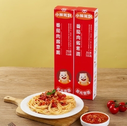 19.8元包邮！小熊驾到  速食番茄肉酱意面*2盒/番茄肉酱1盒+黑椒牛肉1盒