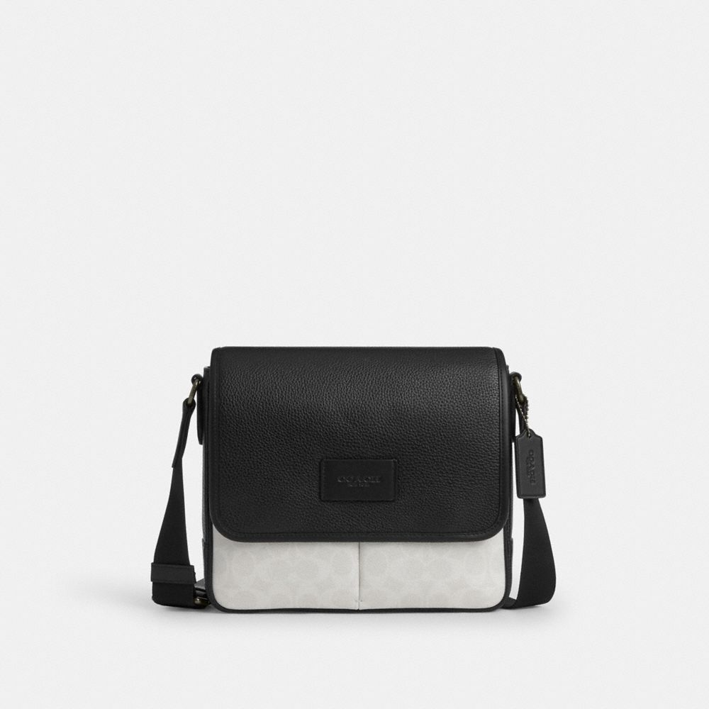 coach sprint map bag 25 in colorblock signature canvas CBI14-QBMQV