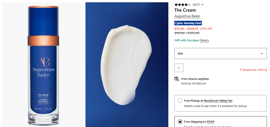 Augustinus Bader The Cream Discount