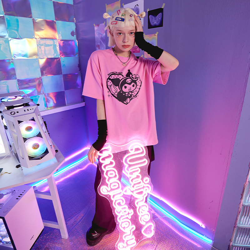 【蜜蜂惊喜社】UNIFREE短袖t恤女宽松半袖