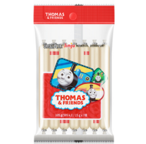 【有券的上】30.2元！托马斯和朋友 宝宝奶酪鳕鱼肠 105g*4件