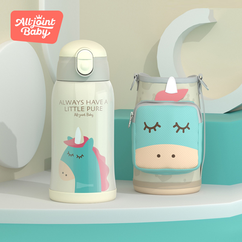 ALL-JOINT优仅儿童保温杯学生水壶600ml