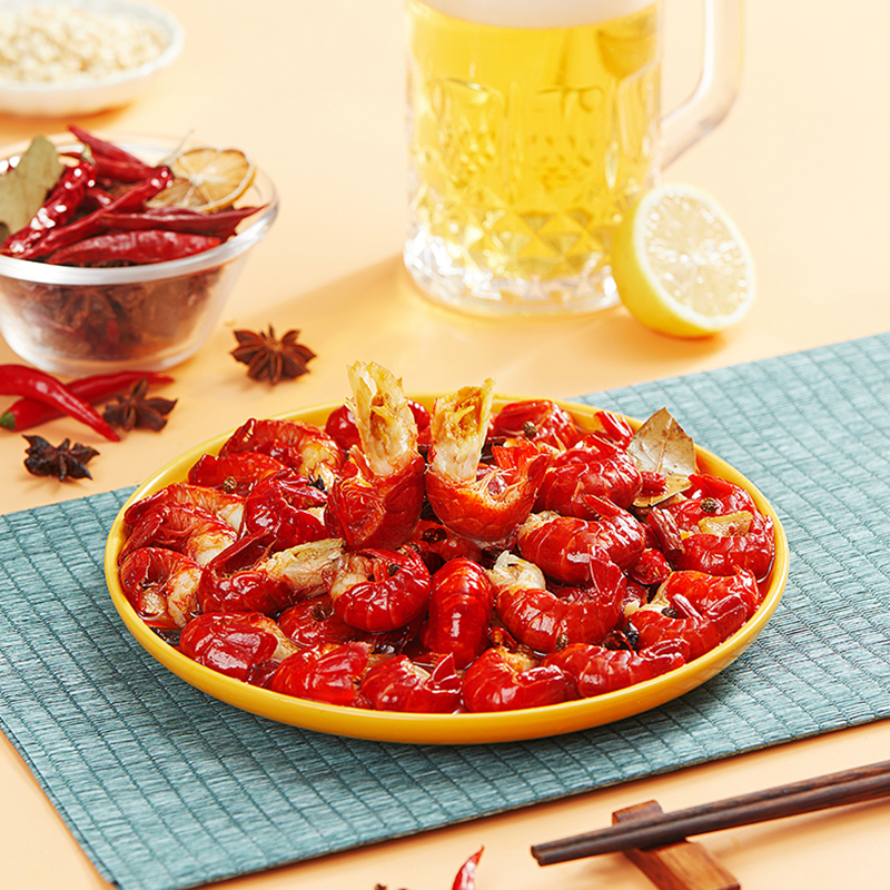 【拍6件】红小厨麻辣小龙虾尾252g*6盒即食