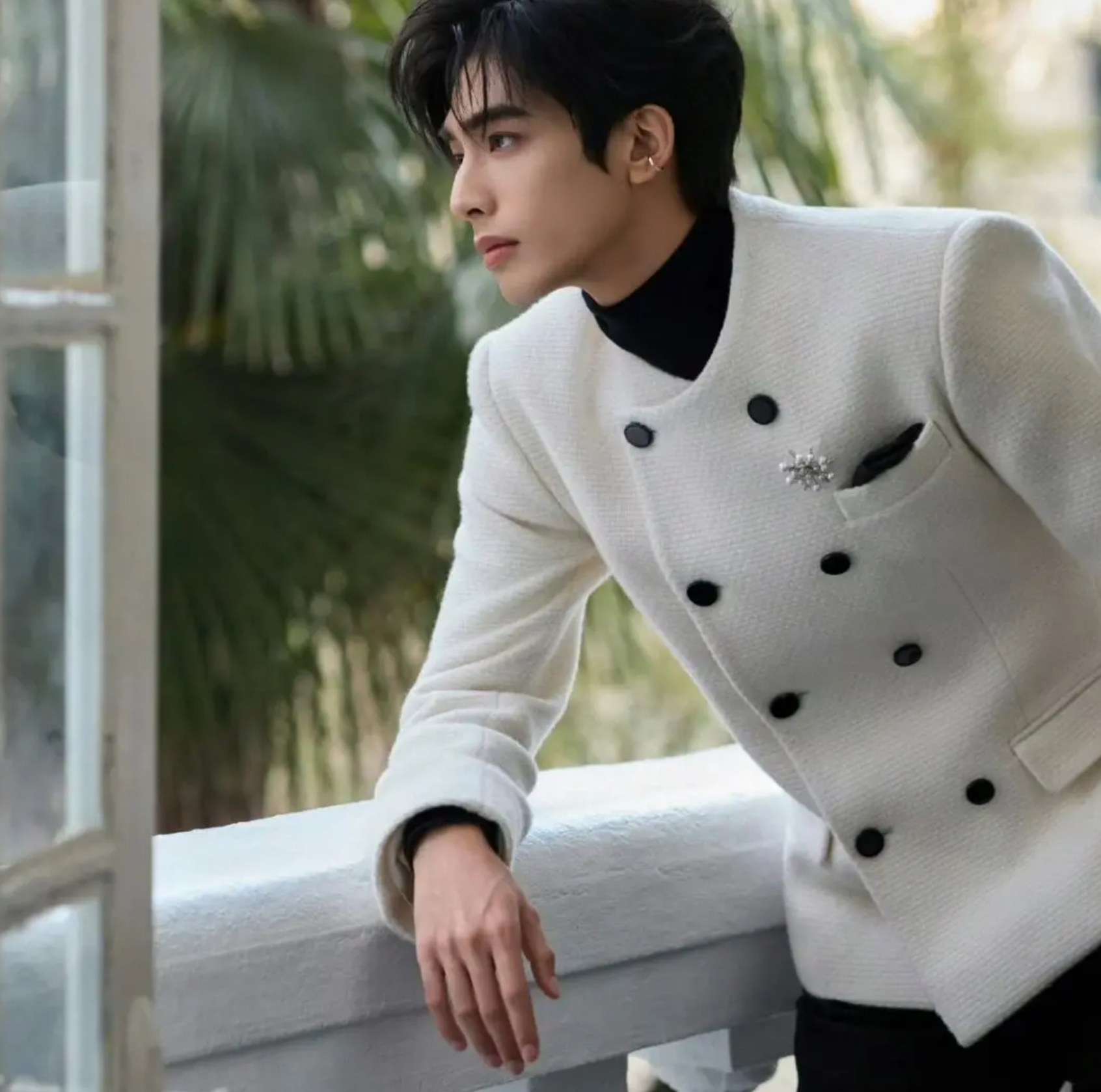 Song Weilong in ERNEST W. BAKER sharp tailoring