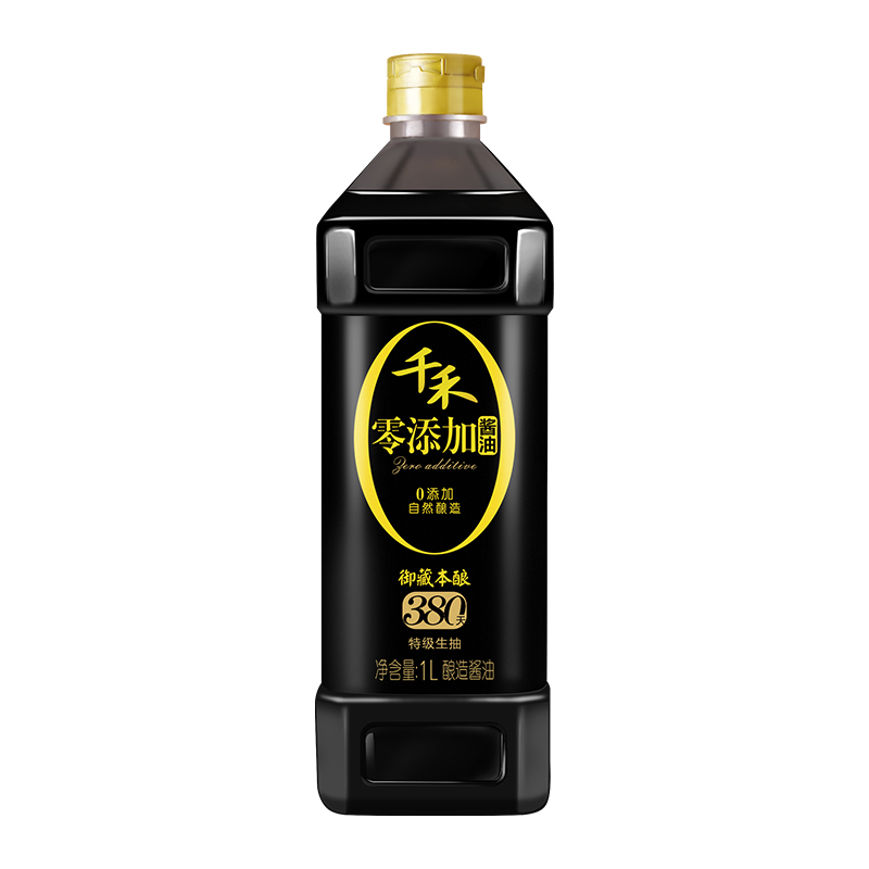 千禾_酱油御藏380天1L特级头道生抽家用