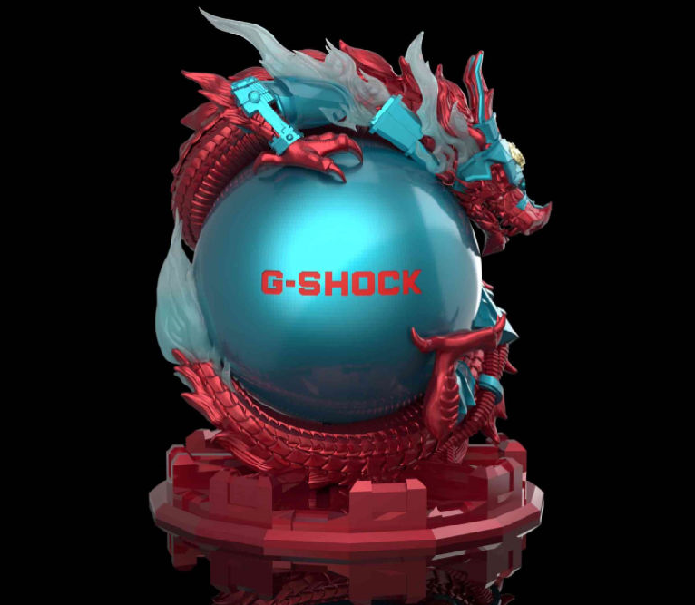 gshock中华龙系列震撼登场