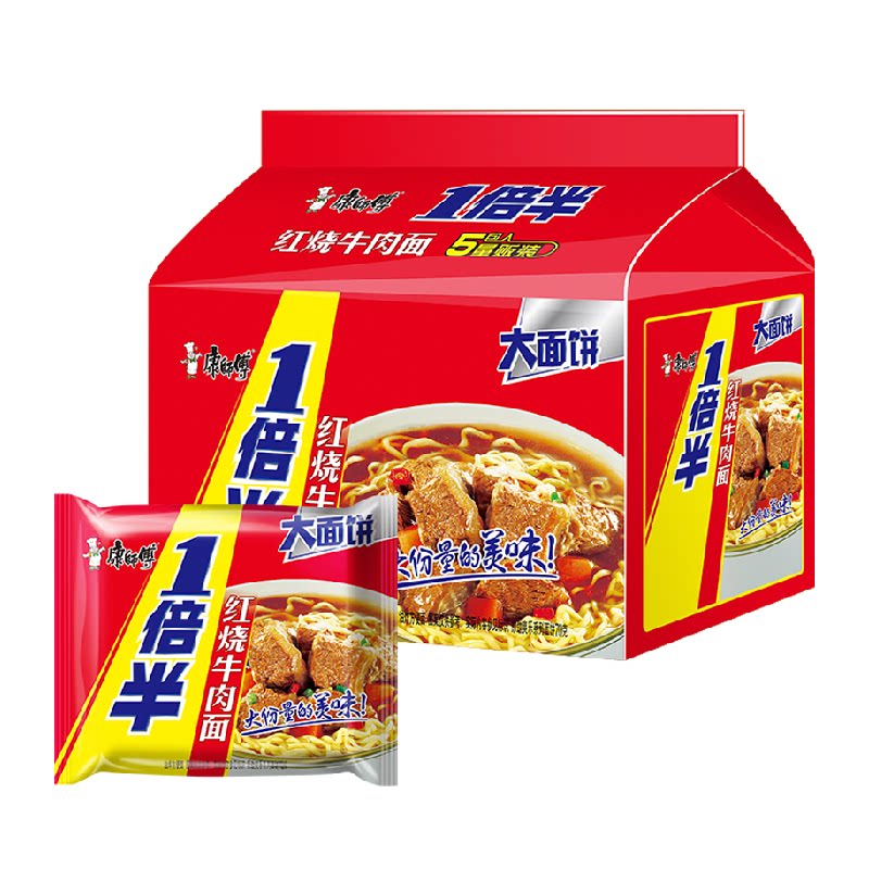 康师傅红烧牛肉面1包