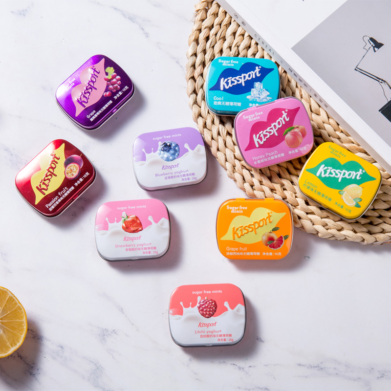 【拍6件】kissport无糖薄荷接吻糖
