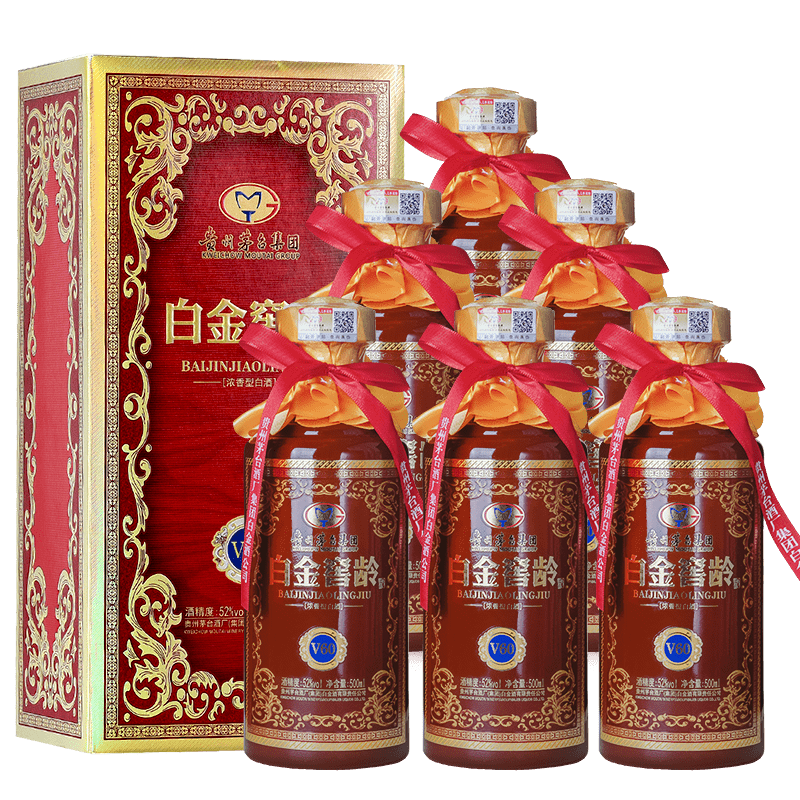 2000+好评 438元6瓶 】贵州茅台集团52度浓香型