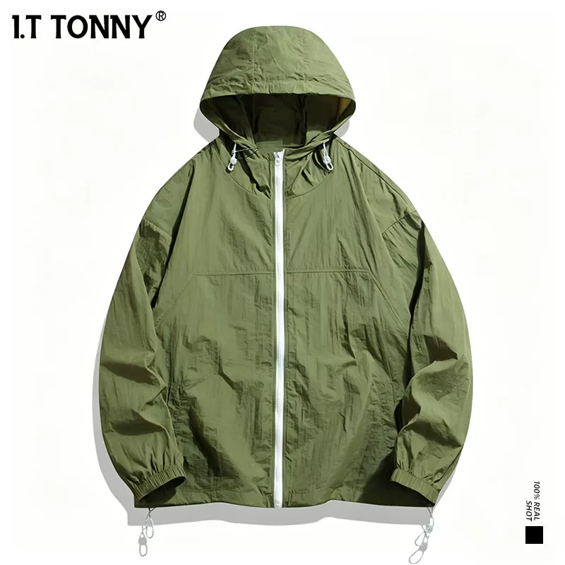 潮牌I.T TONNY潮流防晒服情侣款运动户外登山旅游轻薄防晒衣YF