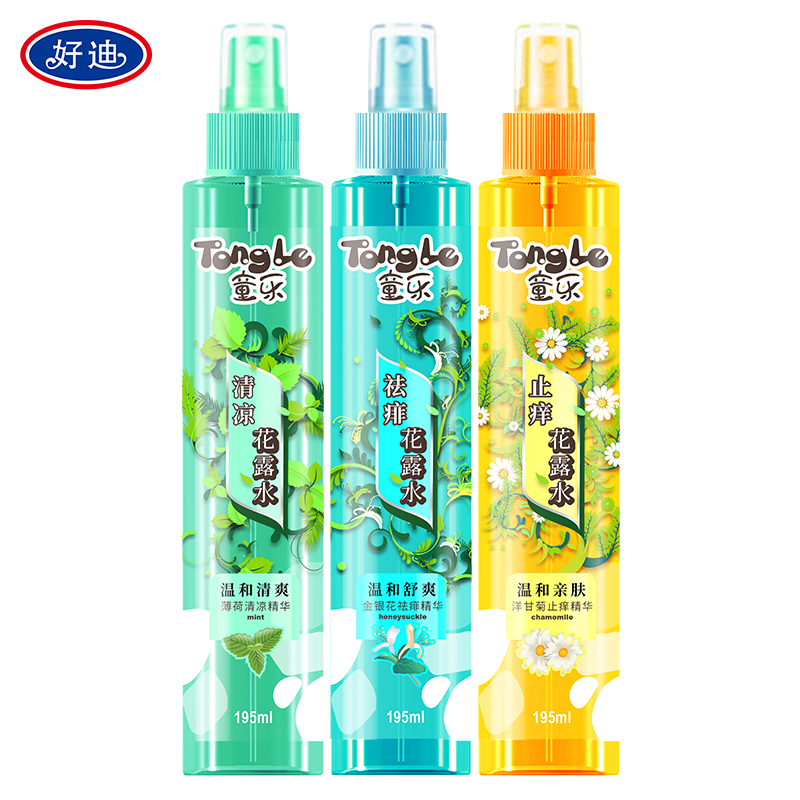 好迪童乐驱蚊祛扉止痒花露水195ml*3