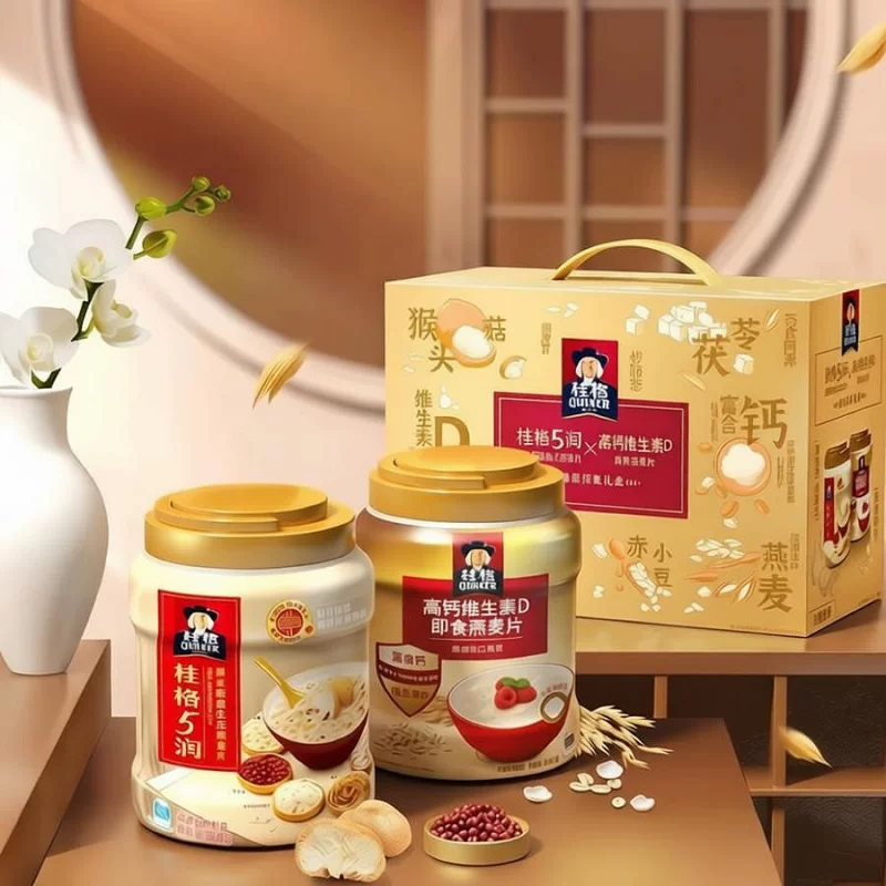 桂格高钙维生素麦片2罐