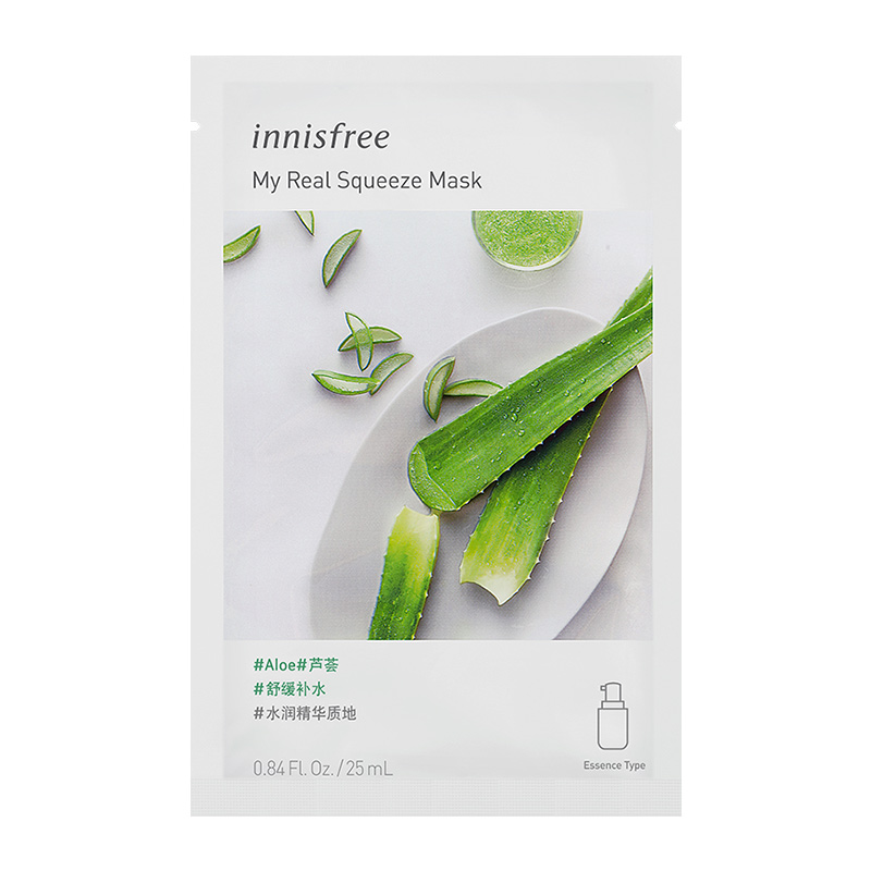 innisfree/悦诗风吟悦享鲜萃面膜-芦荟12片