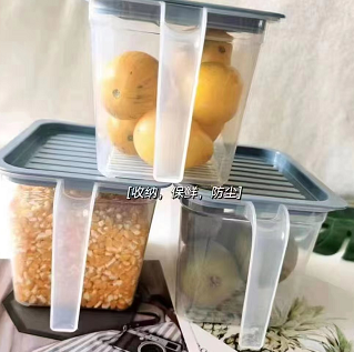 3.9元包邮！全透明零食收纳盒 中号