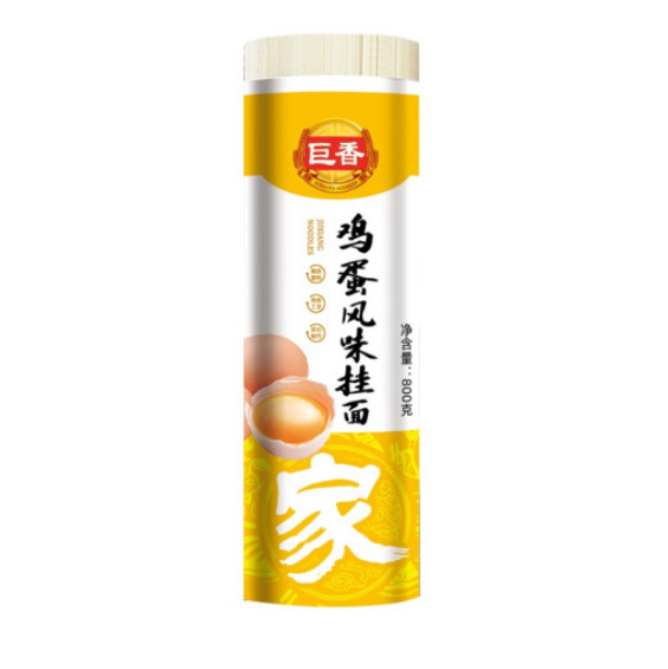 14.9元包邮！巨香 鸡蛋风味挂面800g*3
