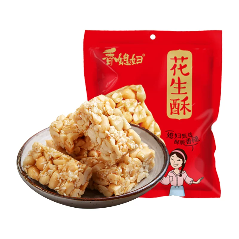 一单13块！黄老五【原味】花生糖483g*3袋