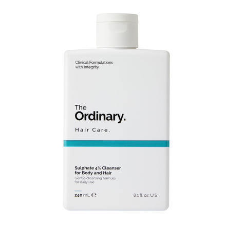 The Ordinary 4%硫酸盐温和沐浴洗发二合一 240ml