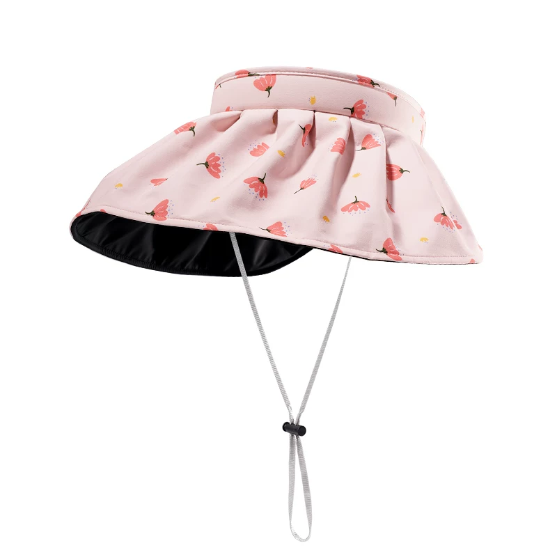 如山儿童黑胶防晒帽