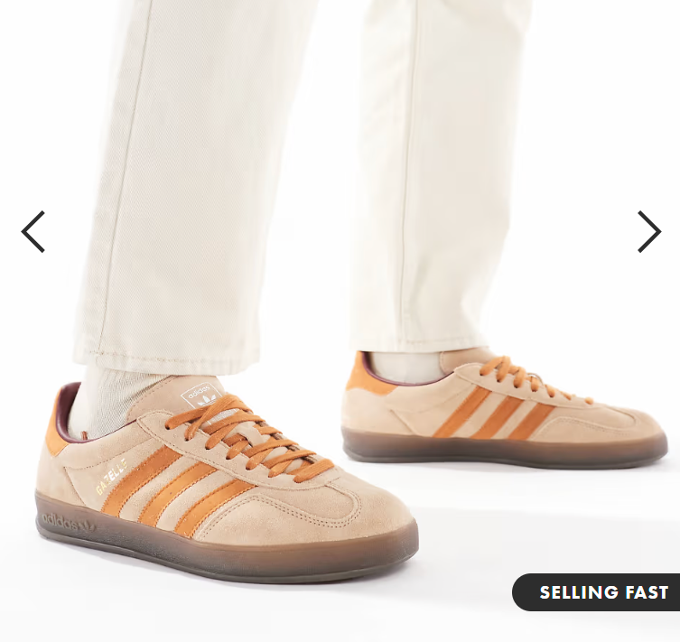 Adidas南瓜配色Gazelle鞋特惠
