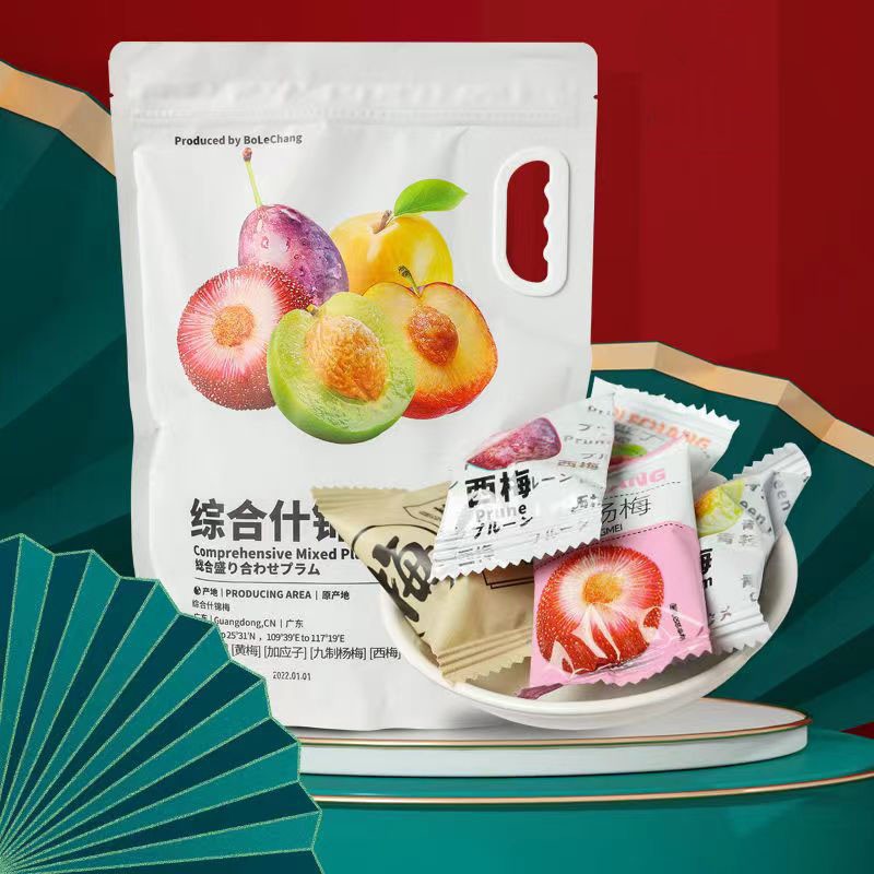 【旗舰店】橙伯乐 综合什锦梅 400g