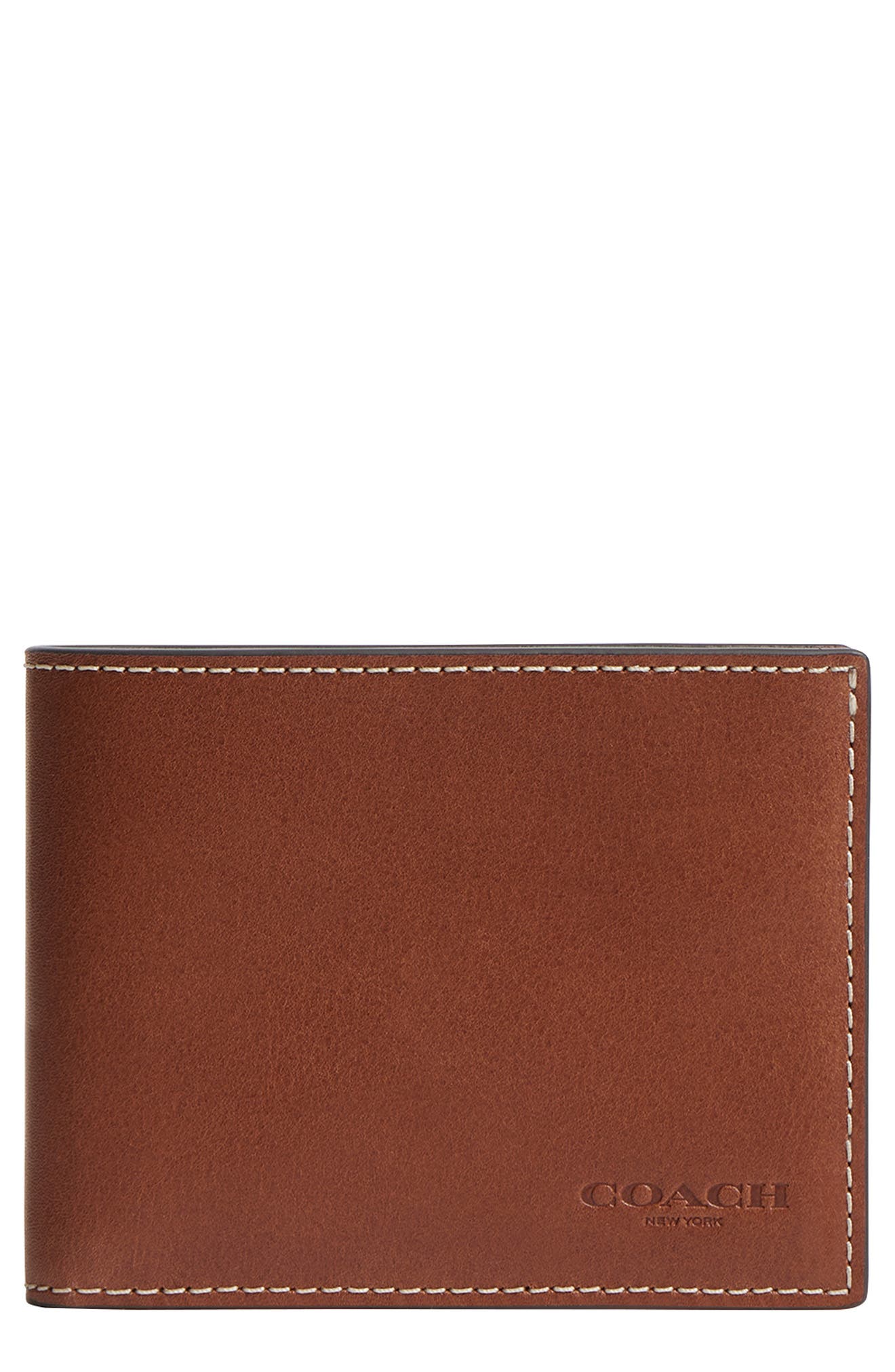 COACH Slim Leather Bifold 蔻驰钱包