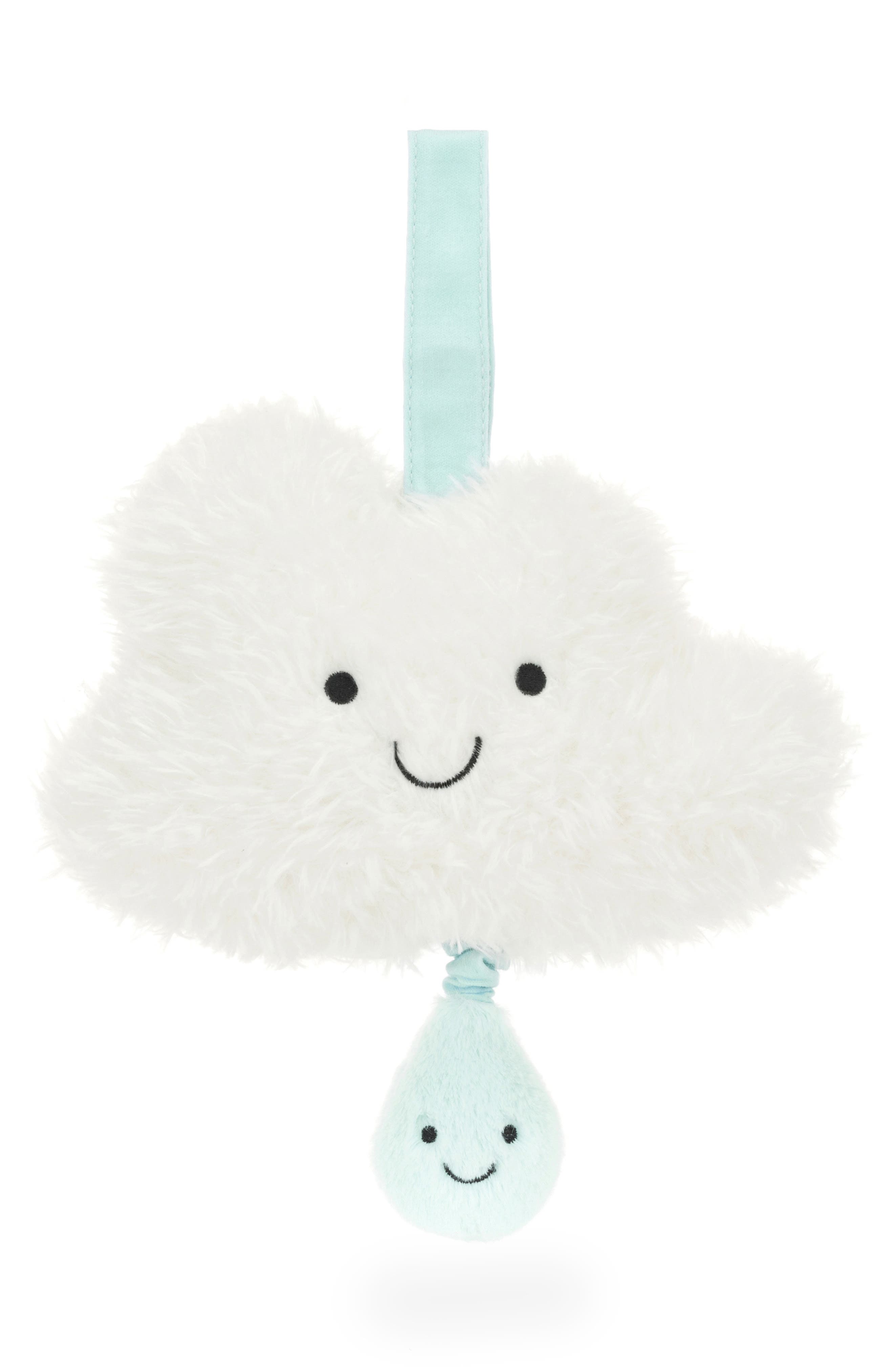 Jellycat Amusable Cloud & Raindrop Plush Musical Pull Toy