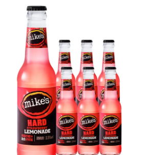 【临期品】7.9元包邮！百威mikes气泡酒330MLx2罐