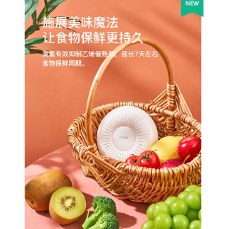 59元包邮！朗菲 冰箱卫士臭氧杀菌净化器