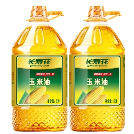 长寿花压榨一级玉米油5L*2桶 领199-20补贴券后到手仅需109.9元