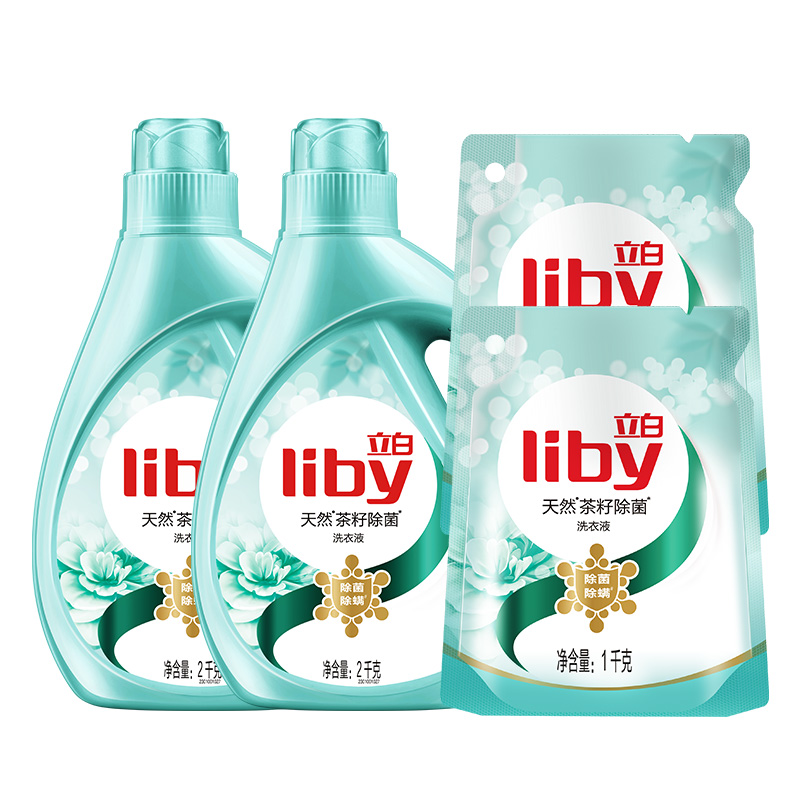 立白家用天然茶籽除菌洗衣液6KG