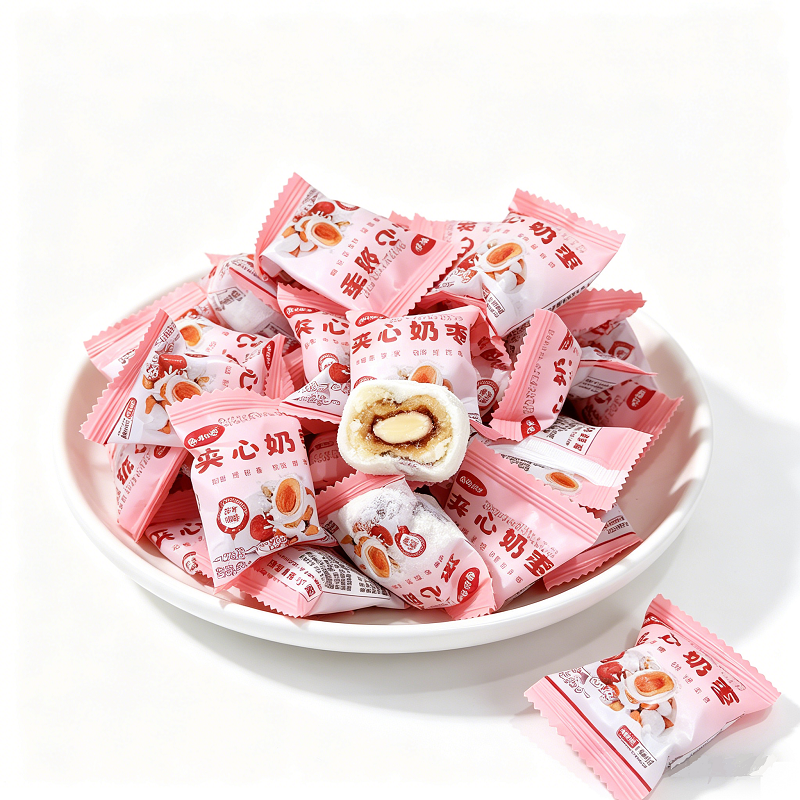 夹心杏仁奶枣50包约400g