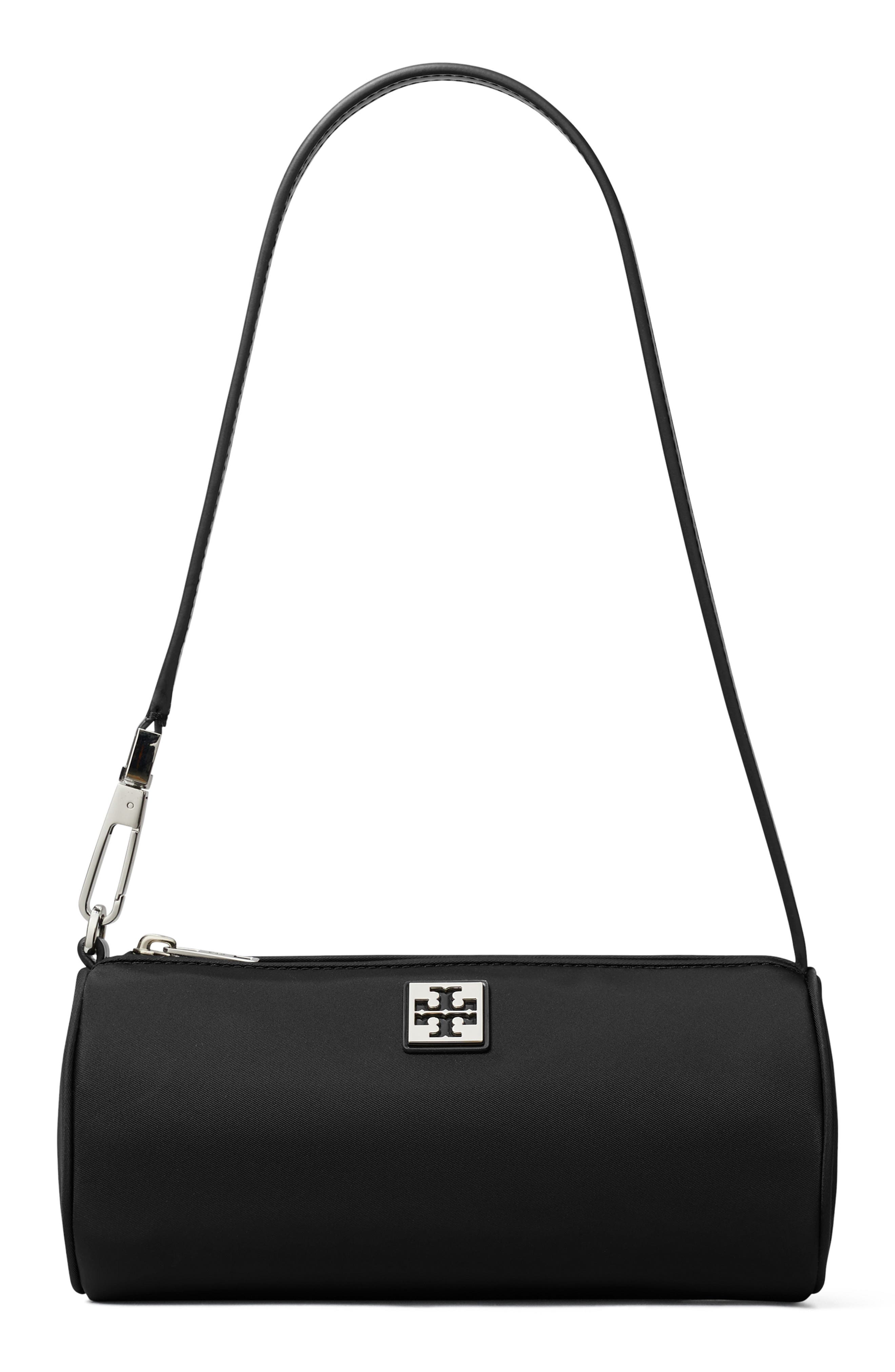 Tory Burch Virginia Nylon Cylinder Shoulder Bag