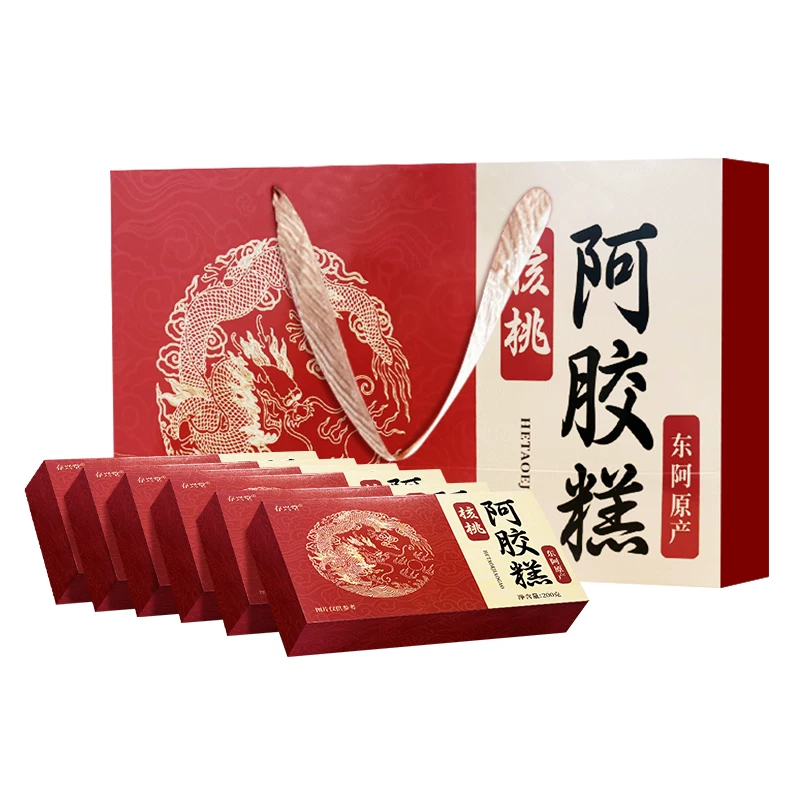 【神车】阿里自营核桃阿胶糕气血滋补6盒