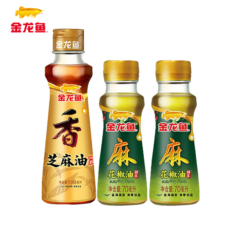 【金龙鱼】芝麻油100ml三瓶组合装