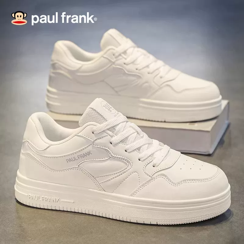 大嘴猴痞帅休闲板鞋2026新款厚底潮流百搭小白鞋男春季透气运动鞋