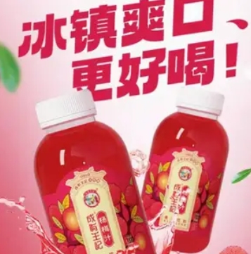 29.9元包邮！贵州成有王记 网红冰杨梅汁 248ml*8瓶