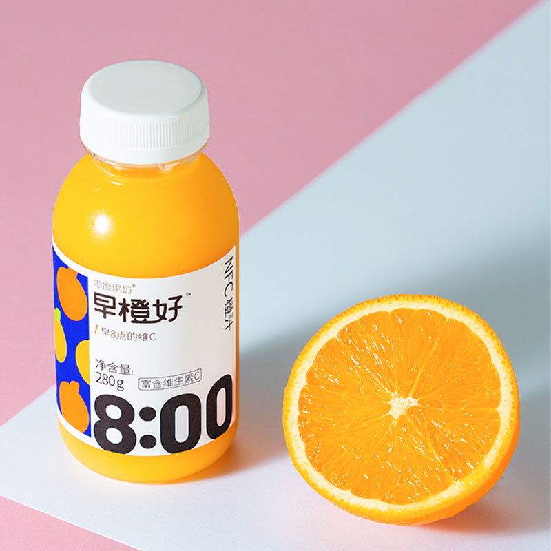 【蜜蜂惊喜社】零度果坊早橙好NFC橙汁