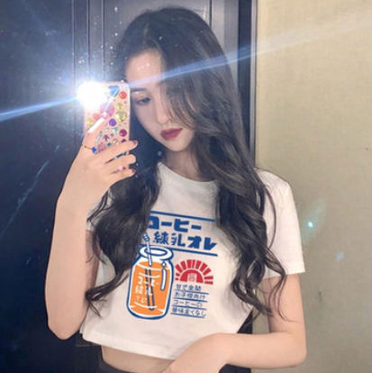 26.9元包邮！小短款上衣短袖露脐装 任选3件